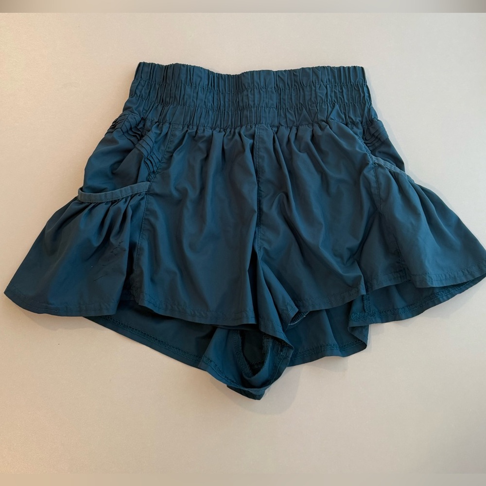 FP Movement Get Your Flirt On Shorts in Blue Grass